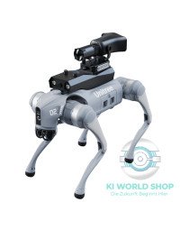 Unitree Go2 EDU Robocop mit Polizei Kit Überwachnungsset