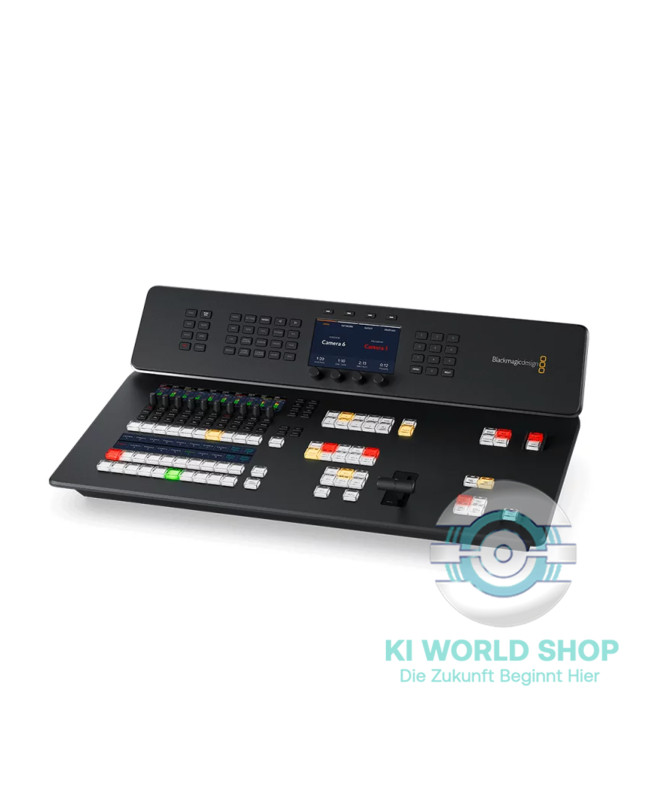 Blackmagic ATEM Television Studio HD8 ISO – kompakter Live-Produktionsmischer mit integriertem Bedienpanel und Fadern