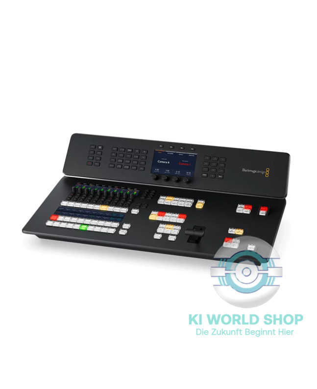 Blackmagic ATEM Television Studio HD8 – kompakter Live-Produktionsmischer mit integriertem Bedienpanel in Schwarz