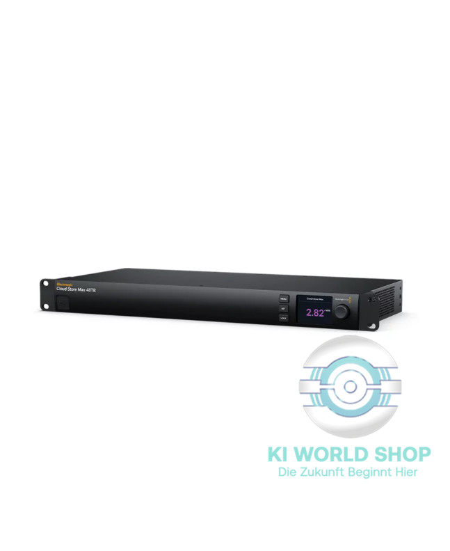 Blackmagic Design Cloud Store Max 48TB – Rack-Speicher fuer professionelle Video-Workflows