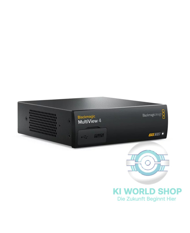 Blackmagic Design MultiView 4, Frontansicht mit 6G-SDI