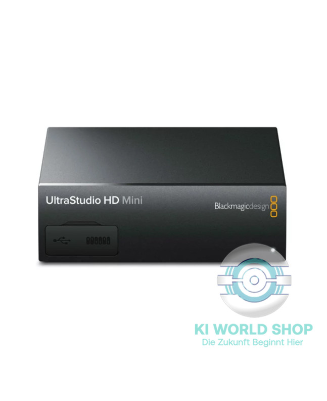 Blackmagic Design UltraStudio HD Mini – Frontansicht des kompakten I/O-Interfaces
