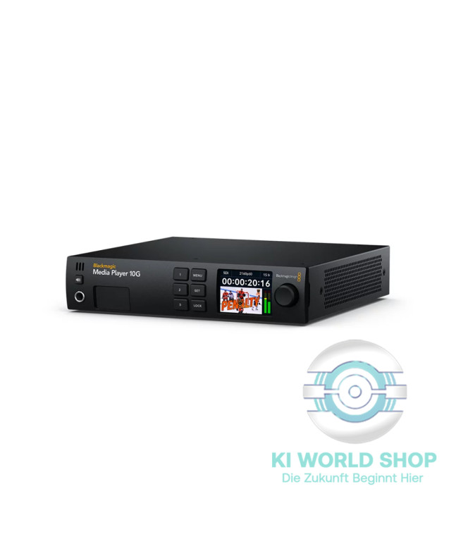Blackmagic Media Player 10G – Produktansicht