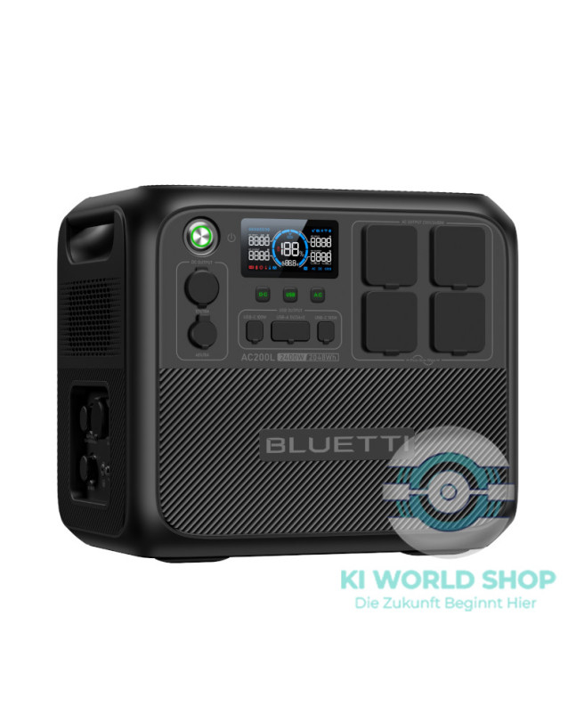 BLUETTI AC200PL Erweiterbare Powerstation 2400 W 2304 Wh Stromversorgung