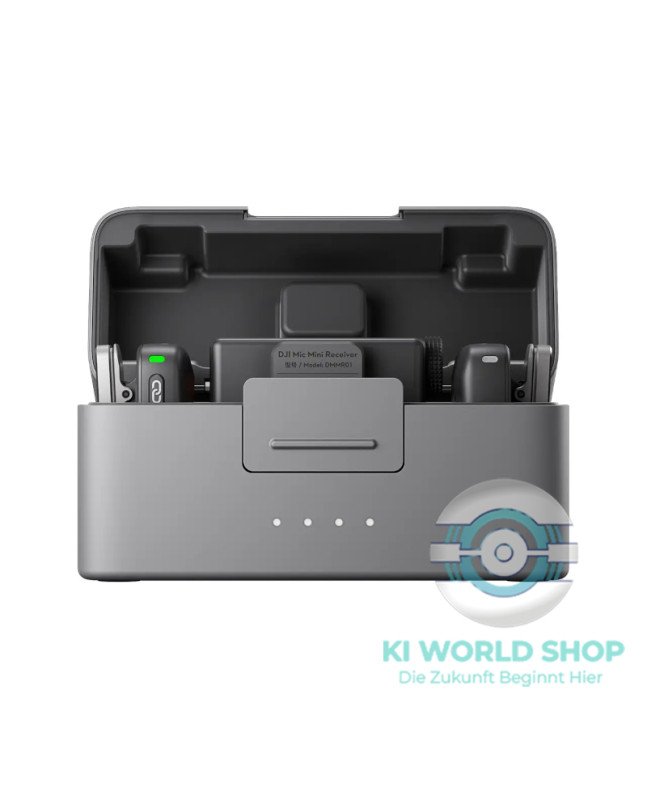 DJI Mic Mini mit 2 Sender + 1 Empfänger + Ladeschale Mikrofon