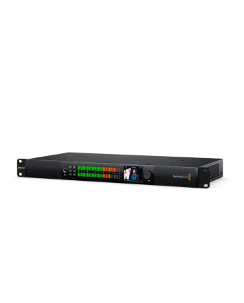 Blackmagic Audio Monitor 12G G3 – professionelles Rack-Audiomonitor mit integrierten Lautsprechern und VU-Metern
