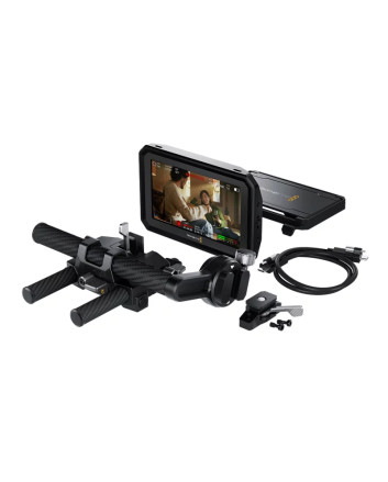 Blackmagic Design PYXIS Monitor EVF Kit – 5" HDR Touchscreen-Monitor mit EVF-Halterung, Sonnenblende und USB-C-Anschluss