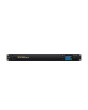 Blackmagic 2110 IP SDI to HDMI 12G-10 – Frontpanel mit 2,2-Zoll-LCD, Tasten und Kopfhörerbuchse