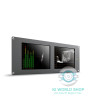 Blackmagic Design SmartScope Duo 4K 2 dual 8-inch rack-mount monitor with waveform, vectorscope and audio meters for 4K SDI sources
