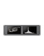 Front view of Blackmagic Design SmartScope Duo 4K 2 dual 8-inch rack-mount monitor showing waveform and histogram scopes for 6G-SDI sources