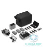 Komplettes Zubehör der DJI Mini 5 Pro Fly More Combo mit Akkus, Ladehub und Tasche