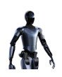 MagicBot-Gen1 humanoider Roboter mit glänzendem Visier und schwarzer High-Tech-Oberfläche