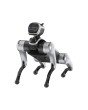 MagicDog Roboterhund in stehender Seitenansicht mit animiertem Brillen-Symbol

